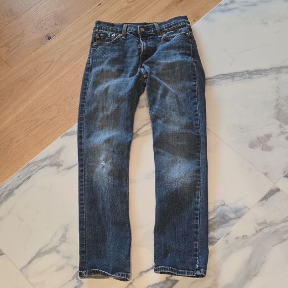 Levi's Denim - Levi's 511 Womens Straight Blue Jeans, W28 L30, GUC, Classic Look, Distressed